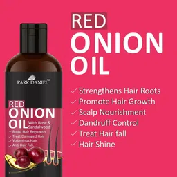 Park Daniel Red Onion Hair Oil With Green Tea Shampoo - 200 ml Each image 3