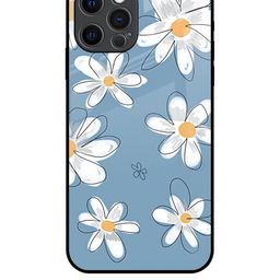 QRIOH Floral Printed iPhone 12 Pro Back Case Mobile Accessories-image-41