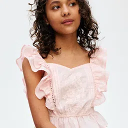H&M Flutter-Sleeved Cotton Top-picture-33
