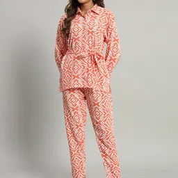 SEPHANI Printed Pure Cotton Shirt With Trouser-image-25