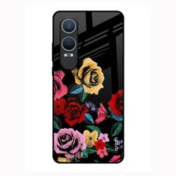 QRIOH Floral Printed OnePlus Nord CE4 Lite 5G Back Case Mobile Accessories-3