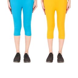 100LUCK Girls Mid-Rise Capris - Pack Of 2-image-31