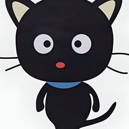 INDIAN ROYALS Black Cat Printed Self-Adhesive & Durable Wall Sticker-image-58