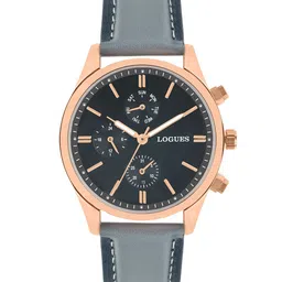 L LOGUES Men Brass Dial & Leather Straps Analogue Watch G 1973 WL-27-picture-49
