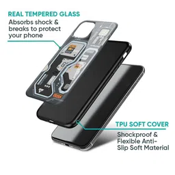 QRIOH Retro Futuristic Printed Redmi 14C 5G Impact Resistant Back Case image 5