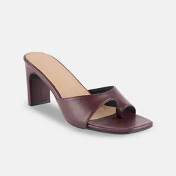 20Dresses Women PU Regular Block Mules-52