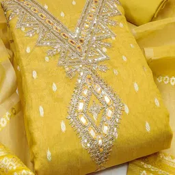 BlissFlair Pure Cotton Unstitched Dress Material-image-48
