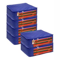atorakushon Blue Set of 6 Reusable Multi-Utility Organisers-55