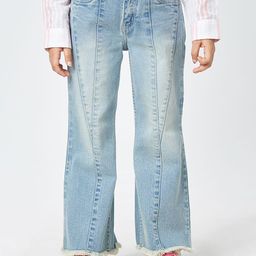Ed-a-Mamma Girls Comfort Relaxed Fit Mid-Rise Mildly Distressed Washed Heavy Fade Jeans-picture-13
