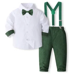 StyleCast x Revolte Boys Pure Cotton Shirt With Trouser & Suspenders-picture-40
