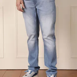 WROGN Men Comfort Straight Fit Heavy Fade Jeans-image-25