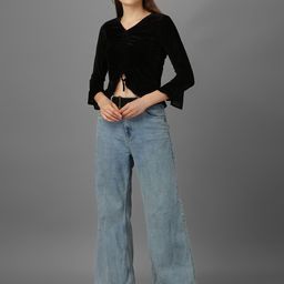 SXV STYLE Self Design Fitted Top-image-92