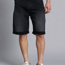 VUDU Men Washed Denim Shorts Technology-image-22