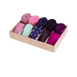 AZYEEA Cream-Coloured Set of 1 Regular Drawer Organiser Organisers-image-87