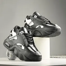 knoos Men Colourblocked Sneakers-image-22