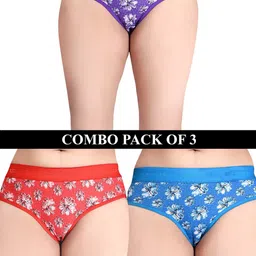 FiveFlag Mid-Rise Cotton Blend Briefs-image-56