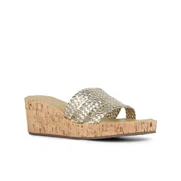 Inc 5 Women Solid Synthetic Ethnic Wedge Sandals-47