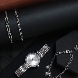 French Connection Women Embellished Bracelet Style Straps Analogue Watch-picture-16
