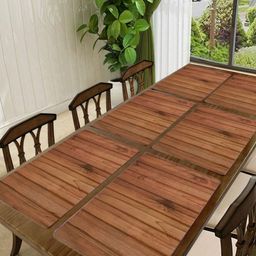 Aura 6-Pcs Brown Printed Rectangular Heat Resistant Anti-Slip Table Placemats-26
