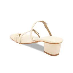 ALL TABS OPEN Embellished PU Block Sandals image 2