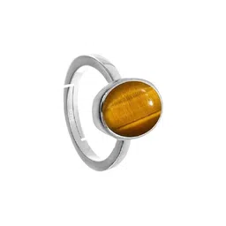 GenZcomplex Silver-Plated Brass Crystals Finger Ring-image-80
