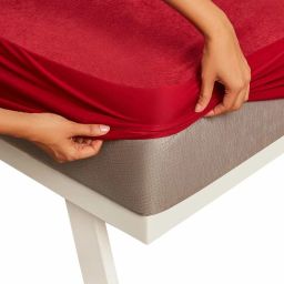 Fitted King Size Breathable, Stretchable, Waterproof Mattress Cover-image-6