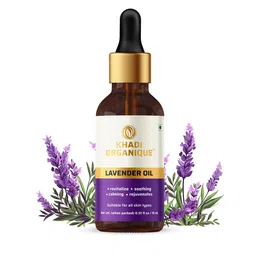 Khadi Organique Lavender Essential Oil For Revitalizing & Soothing - 15ml image 2