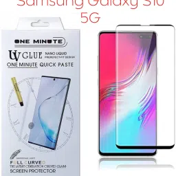 GORILLA PRO Edge To Edge Tempered Glass for Samsung Galaxy S10 | 6.1 inch | Primium Quality Curved UV Glass-27