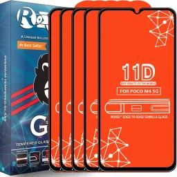 Roxel Edge To Edge Tempered Glass for Poco M4 5G-19