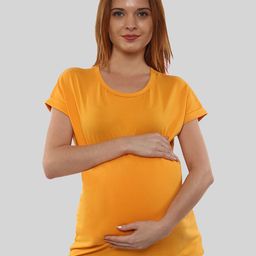 SillyBoom Round Neck Maternity T-shirt-image-52