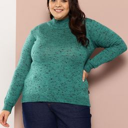 Sztori Plus Size Speckled Pullover-image-65