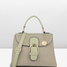 all about you Textured Structured Satchel image 4