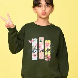 NUSYL Girls Graphic Printed Oversized Sweatshirt-picture-9