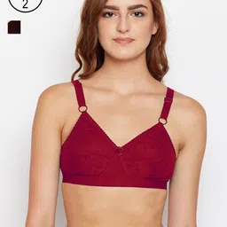 Bodycare Women Pack of 2 Everyday Bras E5586REDWI-56