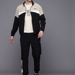 HRX by Hrithik Roshan Men Colourblocked Rapid-Dry Running Track Suit-picture-38