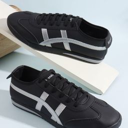 Try Me Men Printed Lace-Ups Sneakers-image-85