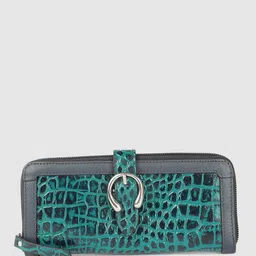 Hidesign Women Animal Textured Leather Zip Around Wallet-image-43