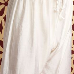 MANQ Solid Kurta & Churidar With Woven Design Nehru Jacket image 5