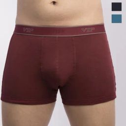Vip Assorted Cotton Skinny Fit Trunks - Pack Of 2-image-36