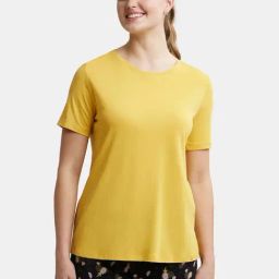 Jockey Yellow Relaxed Fit T-Shirt-picture-41