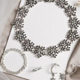 Joker & Witch Silver Bush Jewellery Set-image-51