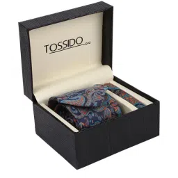 Tossido Multi Printed Necktie and Pocket Square Set For Men-8