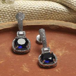 Biba Navy Alloy Drop & Danglers Earrings for Women-26