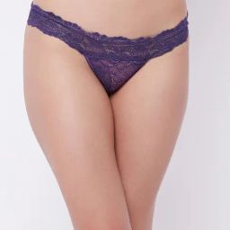 Secrets By ZeroKaata Purple Lace Panty-image-5