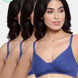 Inner Sense Blue Bra (Pack of 3)-picture-31