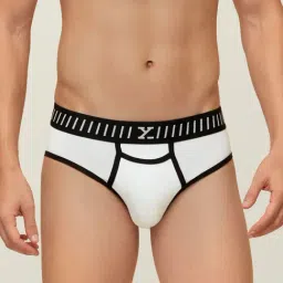 XYXX White & Black Intellisoft Antimicrobial Vibe Briefs-picture-29