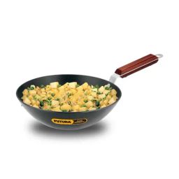 Hawkins Black Hard Anodised 26.7 cm Non-Toxic Dal Fry Pan (2.5 L) - Set of 1-18