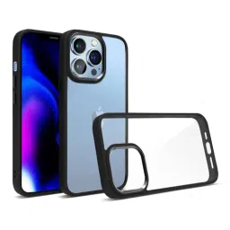 GRIPP CLARION Clear Protection Transparent Back Case for Apple iPhone 14 Pro - Black-40