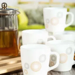 Cello Imperial Ricca Multicolor Glass Coffee Mug (0.18 L) - Set of 12-image-13