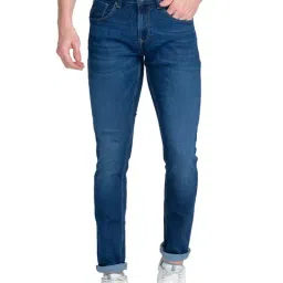 Spykar Blue Cotton Skinny Fit Jeans-picture-14